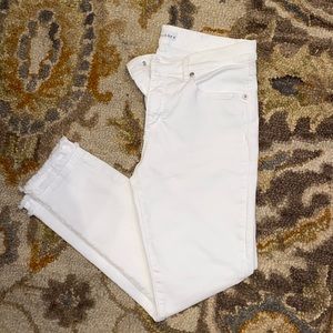 Loft white skinny jeans